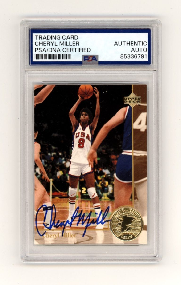 Cheryl Miller 1994 Upper Deck USA All Time Greats RC #89 Signed PSA Auto