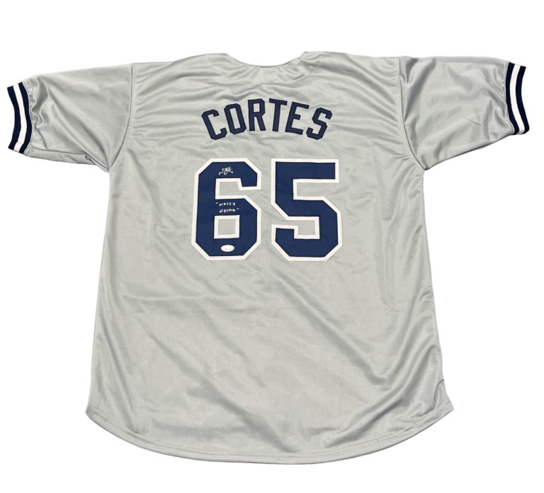 Nestor Cortes Signed New York Yankees Custom Jersey w/ Nasty Nestor JSA COA