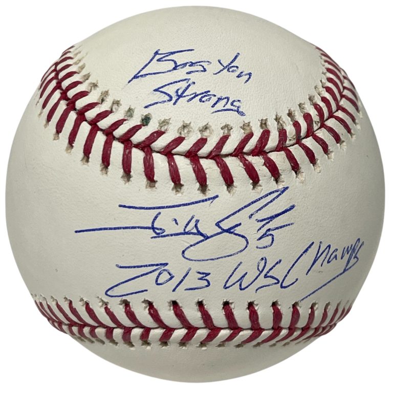 Jonny Gomes Signed ROMLB Baseball w/ 2 Ins Beckett Witness BAS COA
