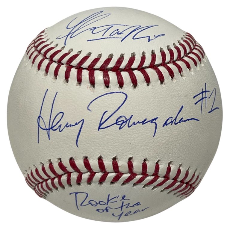 Thomas Ian Nicholas Signed ROMLB Baseball w/ 2 Ins Beckett Witness BAS COA