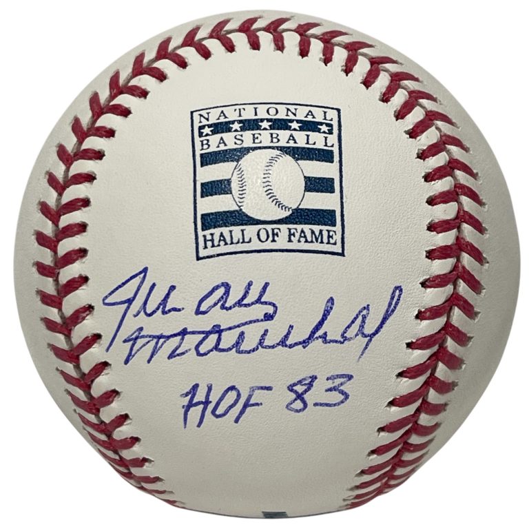 Juan Marichal Signed HOF ROMLB Baseball w/ HOF 83 Ins Beckett Witness BAS COA