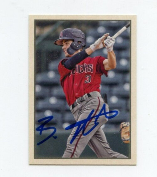 BLAZE ALEXANDER SIGNED 2019 BOWMAN HERITAGE BASEBALL CARD AUTO