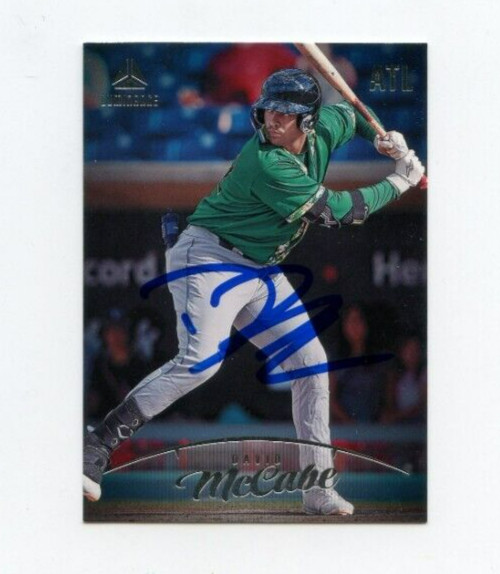 DAVID MCCABE SIGNED 2023 PANINI CHRONICLES LUMINANCE BASEBALL CARD AUTO