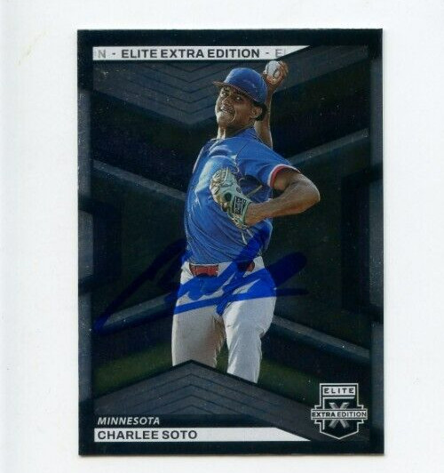 CHARLEE SOTO SIGNED 2023 PANINI ELITE EXTRA EDITION BASEBALL CARD AUTO