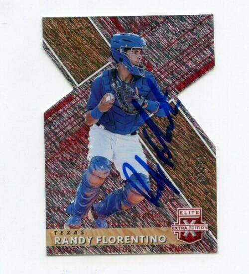 RANDY FLORENTINO SIGNED 2019 PANINI ELITE EXTRA EDITION BASEBALL CARD AUTO 69/99
