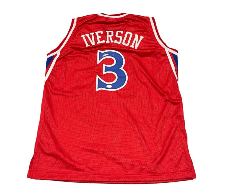 Allen Iverson Signed The Answer Custom Jersey Philadelphia 76ers JSA COA