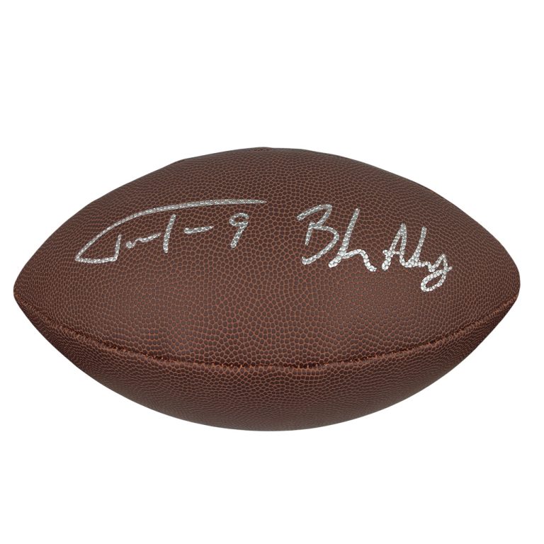 Justin Tucker & Brandon Aubrey Signed Dual Auto Wilson Football Beckett BAS COA
