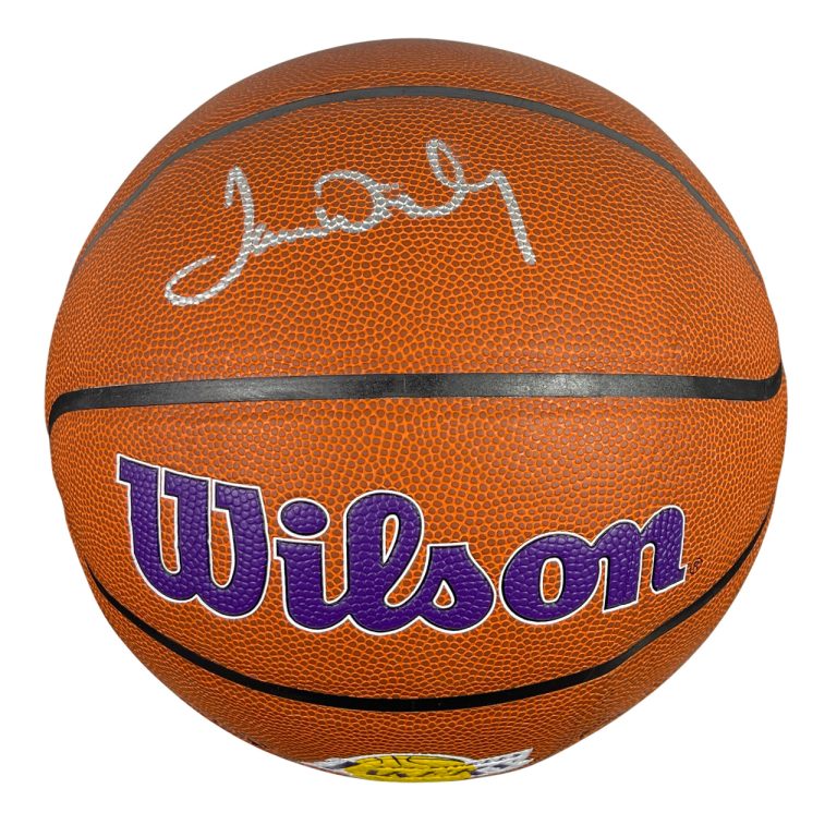 James Worthy Signed Auto LA Lakers Wilson NBA Basketball Beckett Witness BAS COA