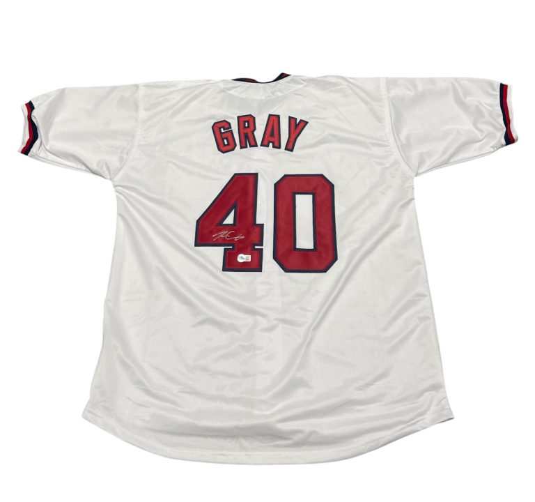 Josiah Gray Signed Washington Nationals Custom Jersey Beckett BAS COA