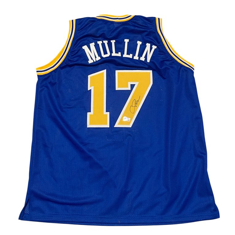 Chris Mullin Signed Golden State Warriors Custom Jersey Beckett W BAS COA