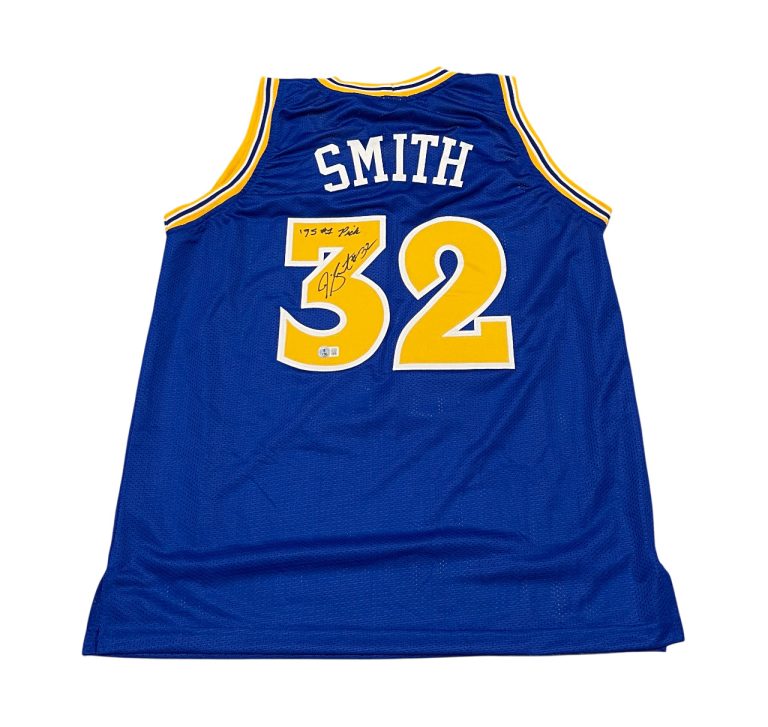 Joe Smith Signed Golden State Warriors Custom Jersey 95 #1 Pick Beckett BAS COA