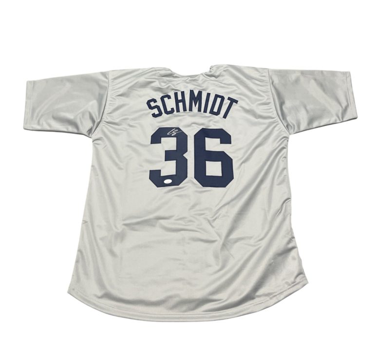 Clarke Schmidt Signed Autographed New York Yankees Custom Jersey JSA COA