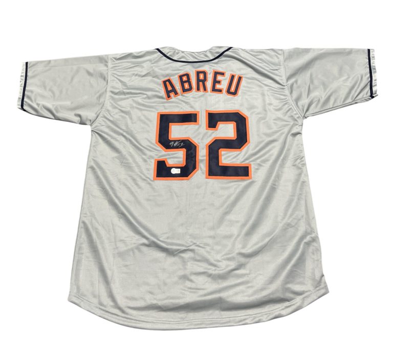 Bryan Abreu Signed Houston Astros Custom Jersey Beckett Witness BAS COA