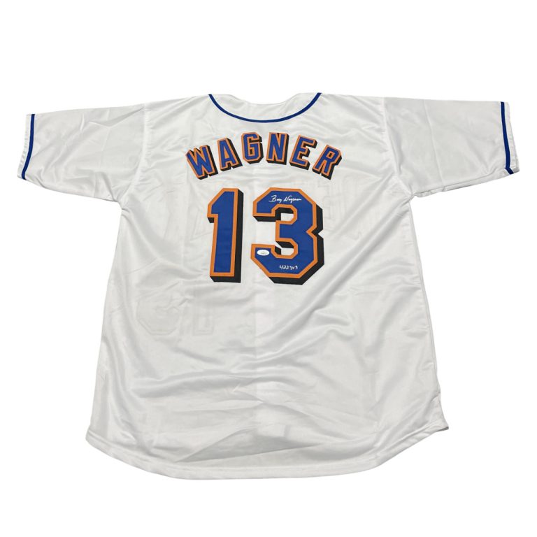 Billy Wagner Signed New York Mets Custom White Jersey w/ 422 SVS JSA COA
