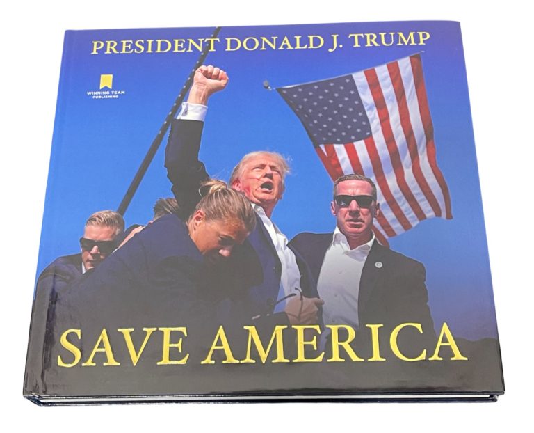 President Donald J. Trump Signed Autographed Save America Hardcover Book PSA COA