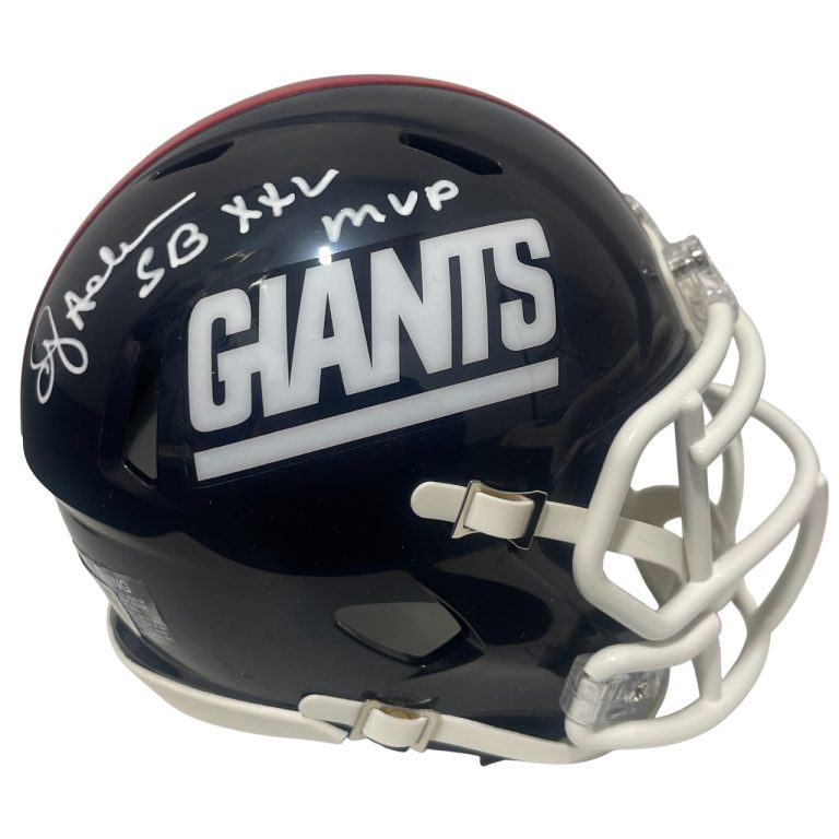 Ottis Anderson Signed Giants TB Mini Helmet w/ SB XXV MVP Beckett Wit BAS COA