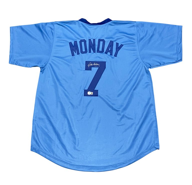 Rick Monday Signed Chicago Cubs Custom Jersey Beckett Witness BAS COA