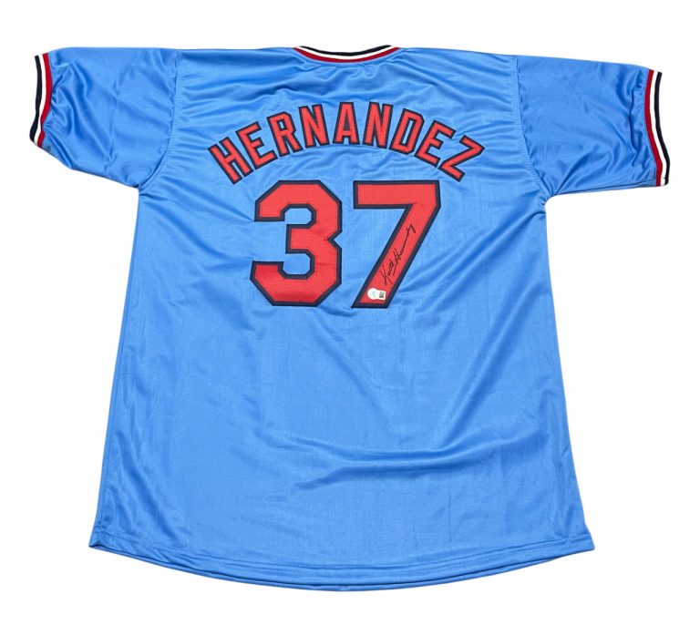 Keith Hernandez Signed St Louis Cardinals Custom Jersey Beckett Witness BAS COA