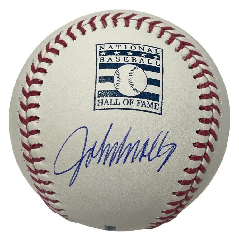 John Smoltz Signed Autographed HOF ROMLB Baseball Beckett Witness BAS COA