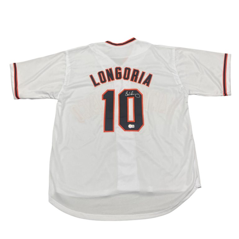 Evan Longoria Signed San Francisco Giants Custom Jersey Beckett BAS COA