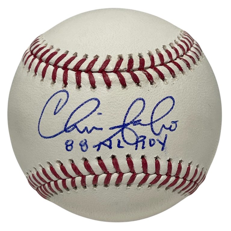 Chris Sabo Signed ROMLB Baseball w/ 88 NL ROY Beckett BAS COA