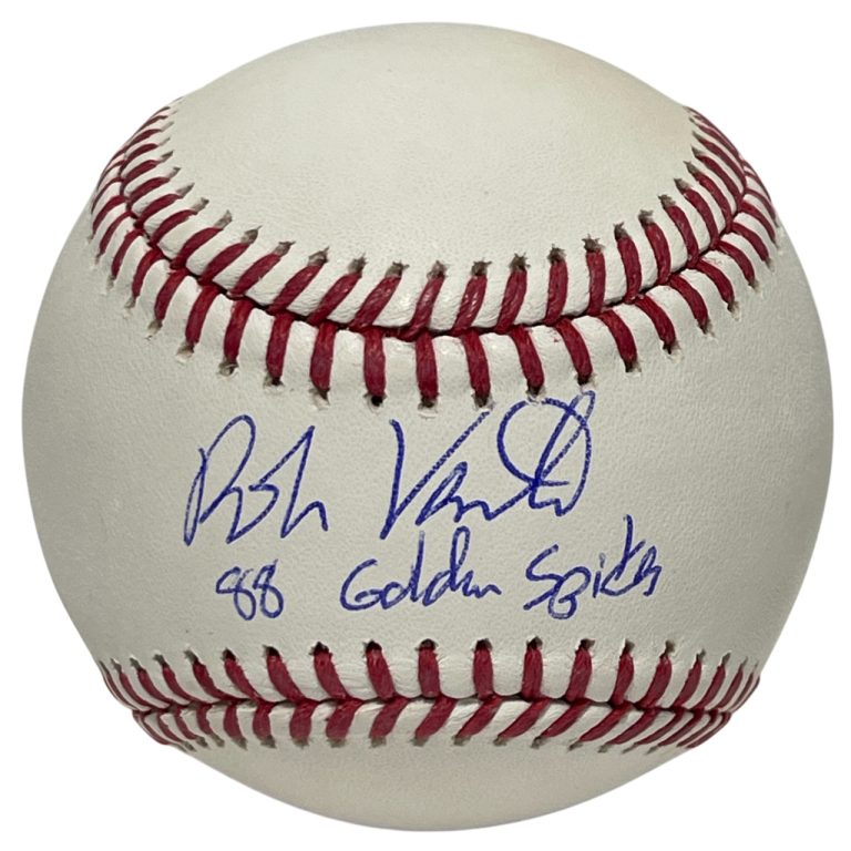 Robin Ventura Signed ROMLB Baseball w/ 88 Golden Spikes Beckett Witness BAS COA