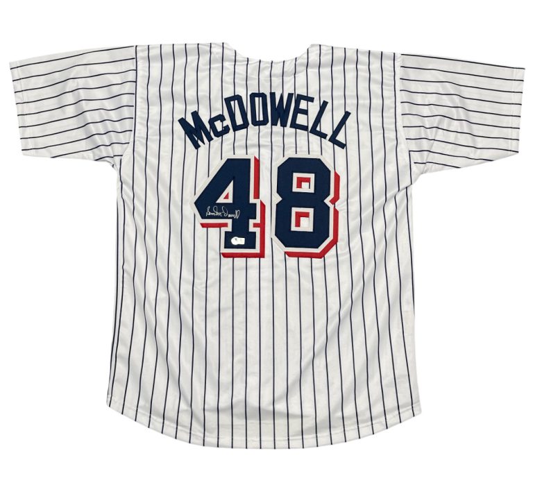 Sam McDowell Signed Cleveland Indians Custom Jersey Beckett Witness BAS COA
