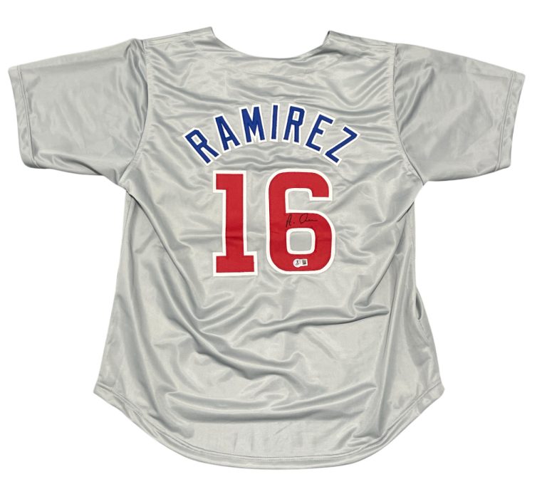 Aramis Ramirez Signed Chicago Cubs Custom Jersey Beckett Witness BAS COA