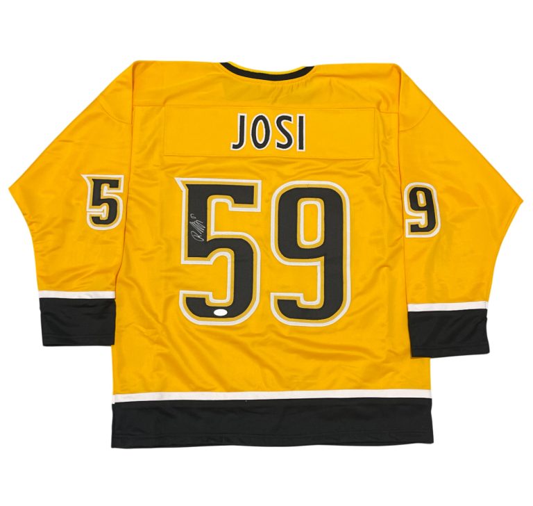 Roman Josi Signed Autographed Nashville Predators Custom Jersey JSA COA