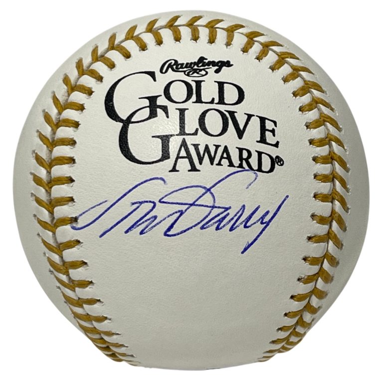 Steve Garvey Signed Rawlings Gold Glove Baseball Beckett Witness BAS COA