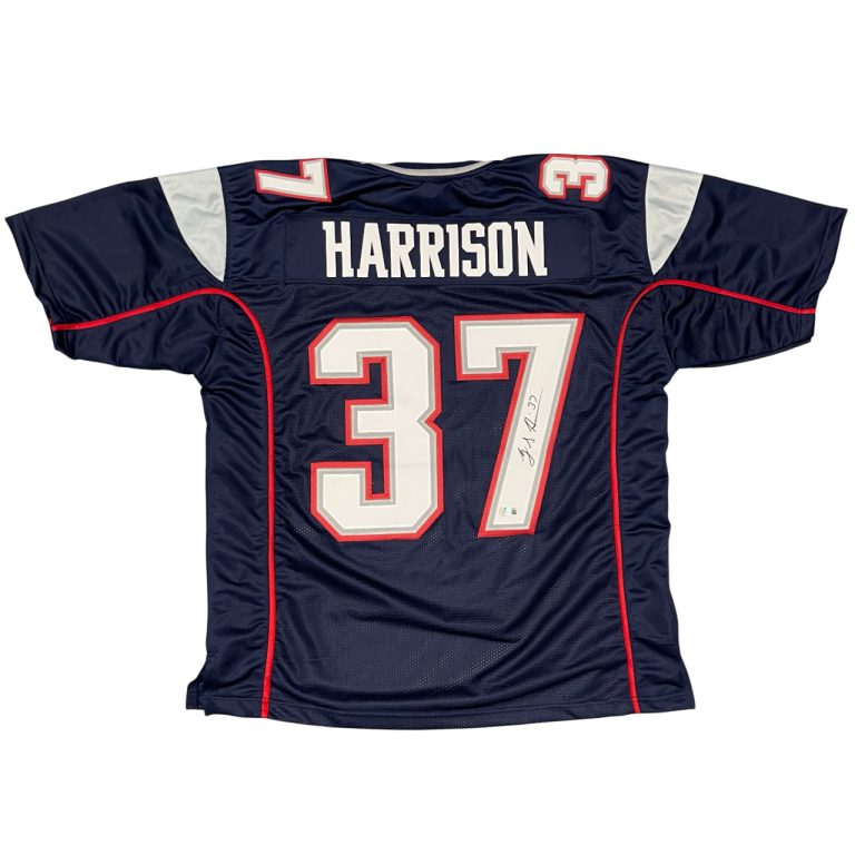 Rodney Harrison Signed New England Patriots Custom Jersey Beckett Wit BAS COA
