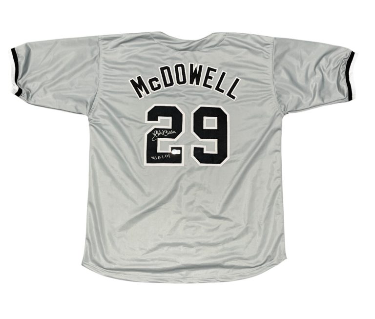 Jack McDowell Signed Chicago White Sox Custom Jersey 93 AL CY Beckett W BAS COA