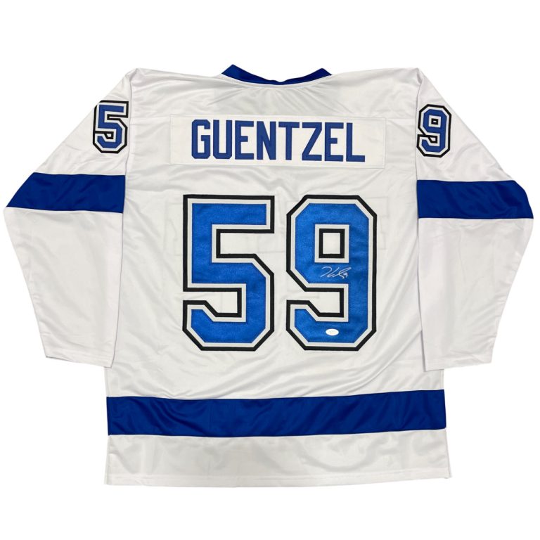 Jake Guentzel Signed Autographed Tampa Bay Lightning Custom Jersey JSA COA