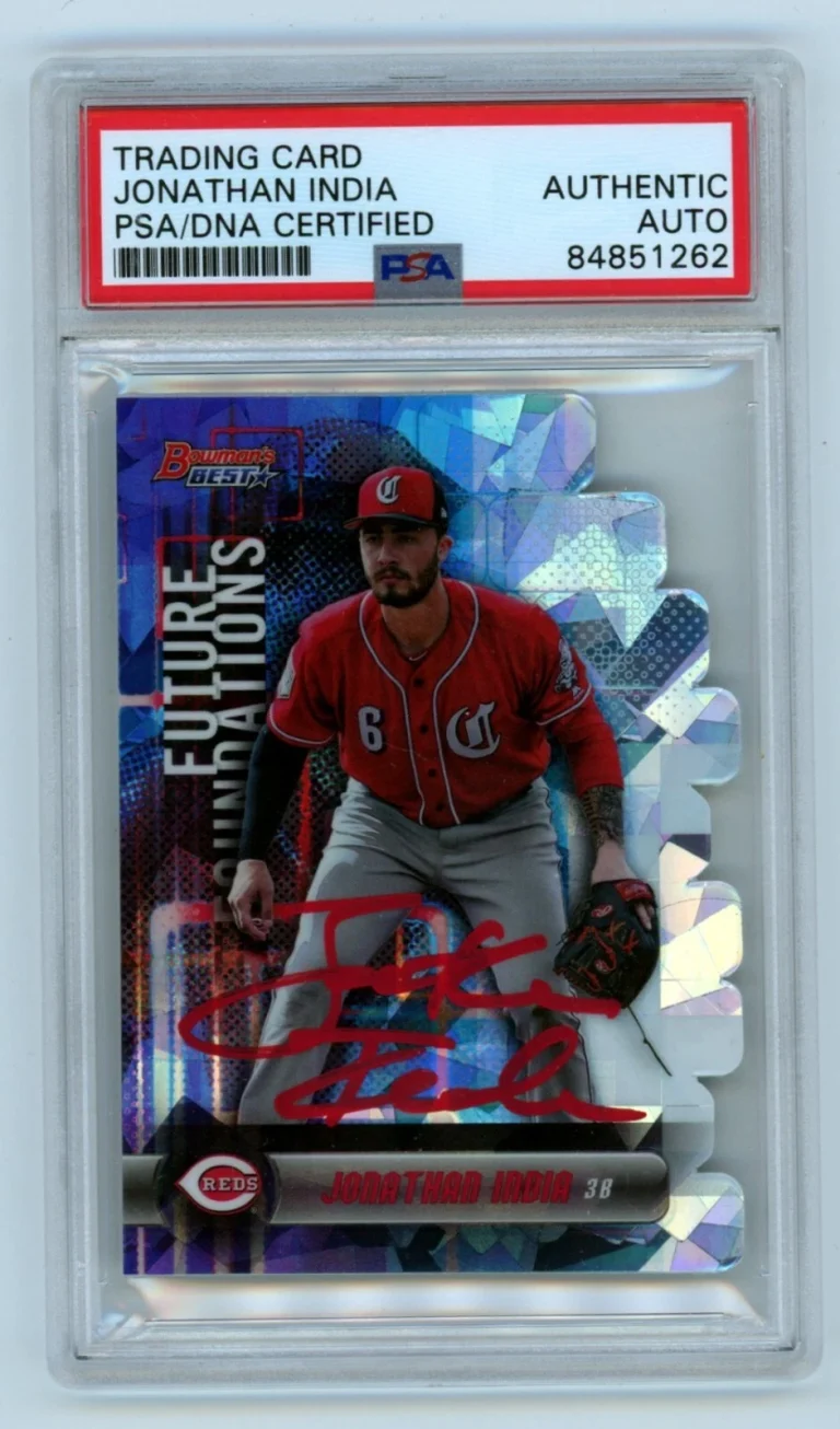 Jonathan India 2019 Bowman's Best Future Foundations Ref FFJI Signed RC PSA Auto
