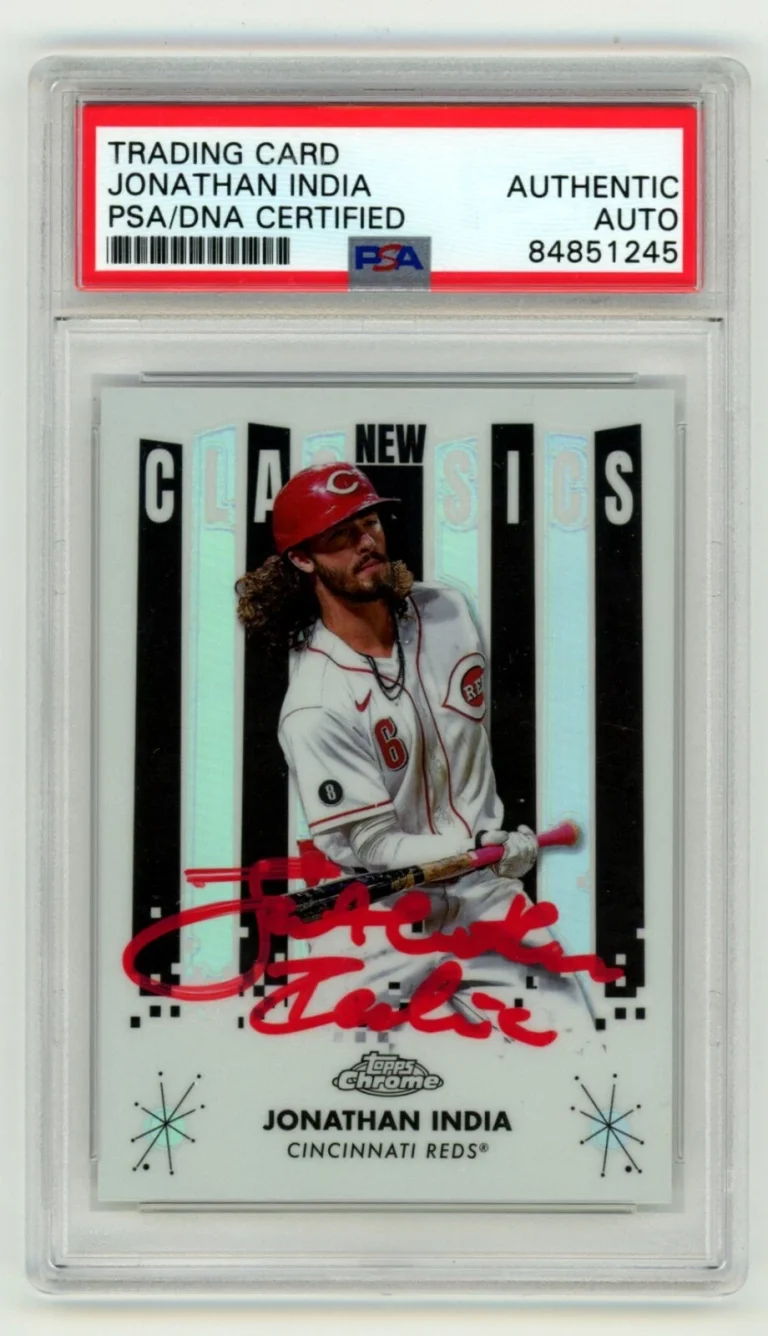 Jonathan India 2022 Topps Chrome New Classics #NC-13 Signed PSA Authentic Auto
