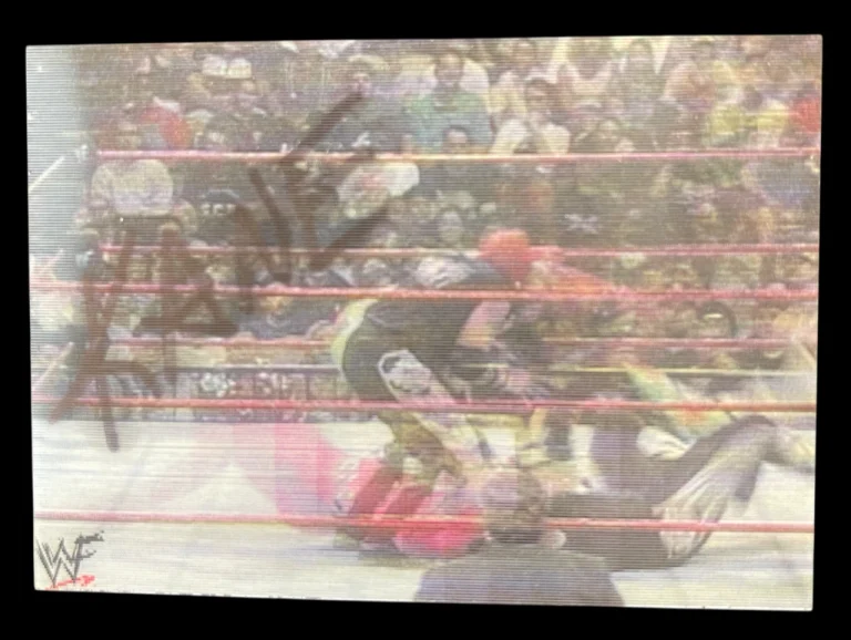 Kane Signed 1999 Artbox WWE WWF Wrestling Lenticular Motion Card #14 JSA COA
