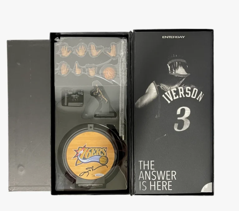 Allen Iverson Signed Philadelphia 76ers Enterbay 1/6 Scale Figurine #/30 UDA COA
