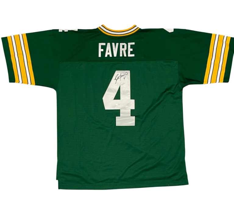Brett Favre Signed Green Bay Packers Mitchell & Ness Jersey Upper Deck UDA COA