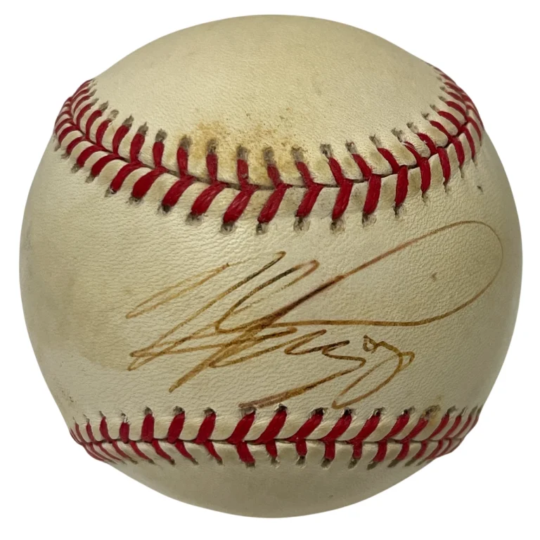 Mike Piazza Signed Rawlings National League Baseball New York Mets JSA COA D