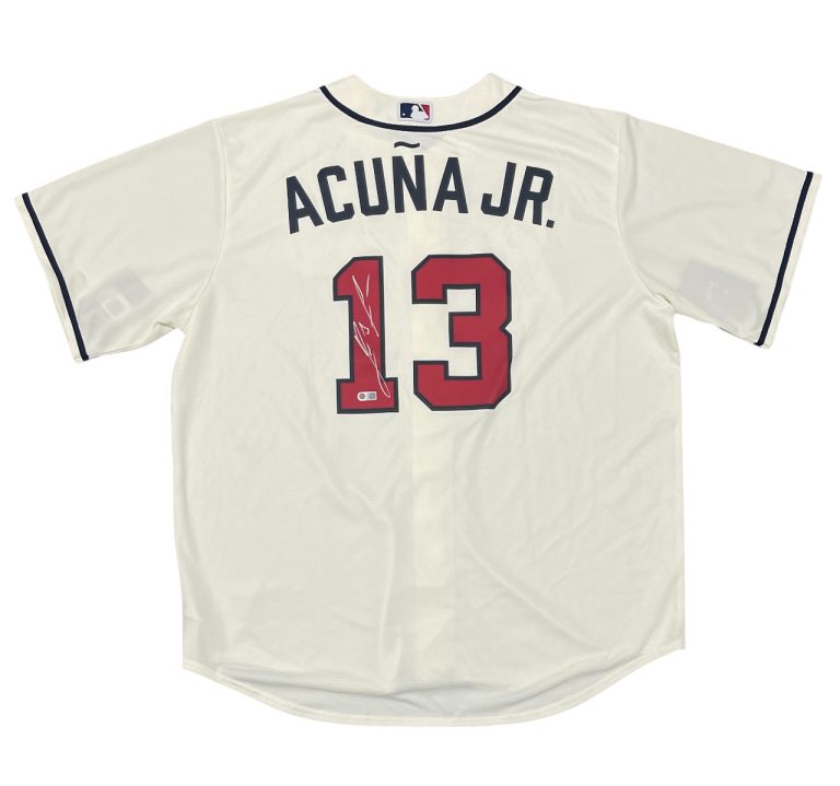 Ronald Acuña Jr Signed Autographed Atlanta Braves Nike Jersey ACUNA USASM COA