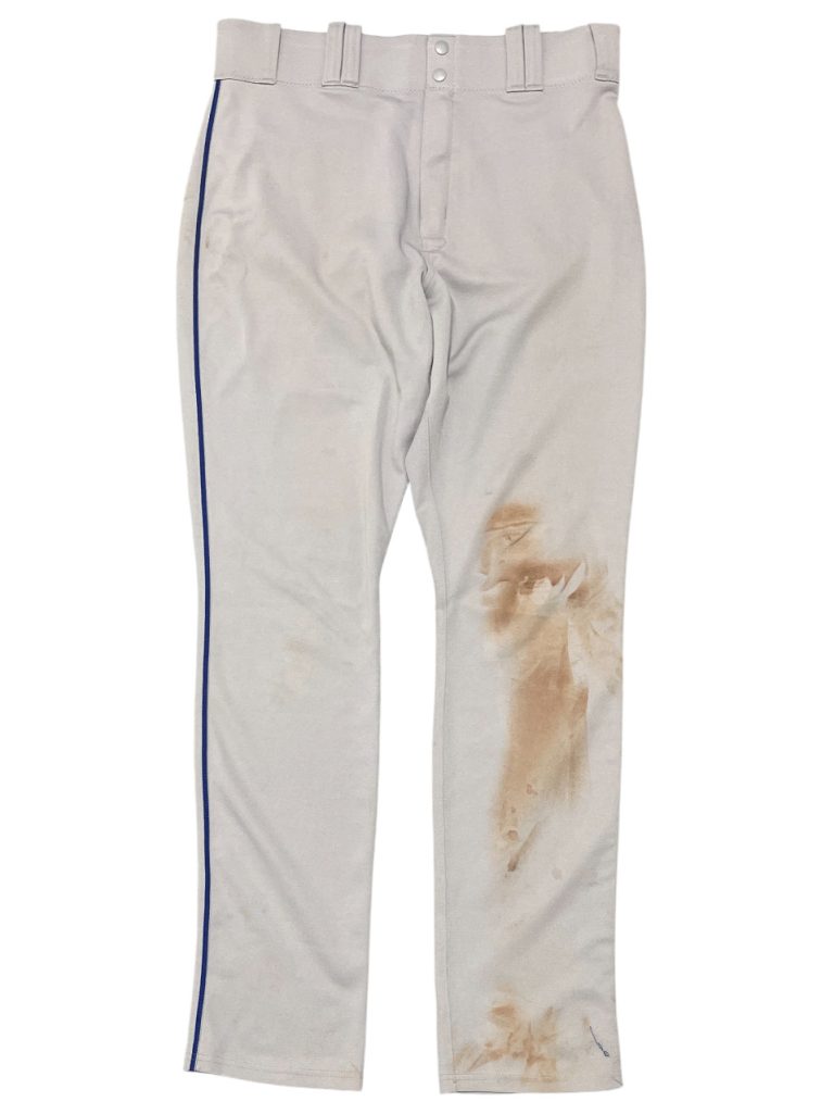 Wilmer Flores UNSIGNED 2014 New York Mets Game Used Issued Pants MLB COA HOLO