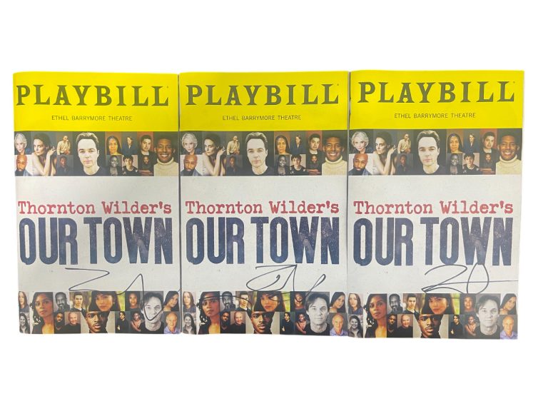 Zoey Deutch Signed Autographed Thornton Wilder's Our Town Playbill LSCM COA