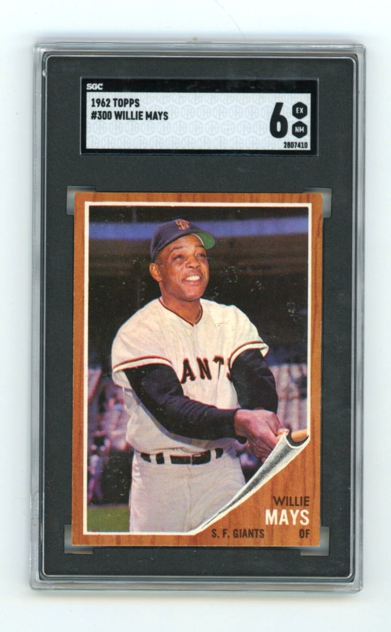 Willie Mays 1962 Topps #300 SCG 6 EX-NM San Francisco Giants - Nice & Centered