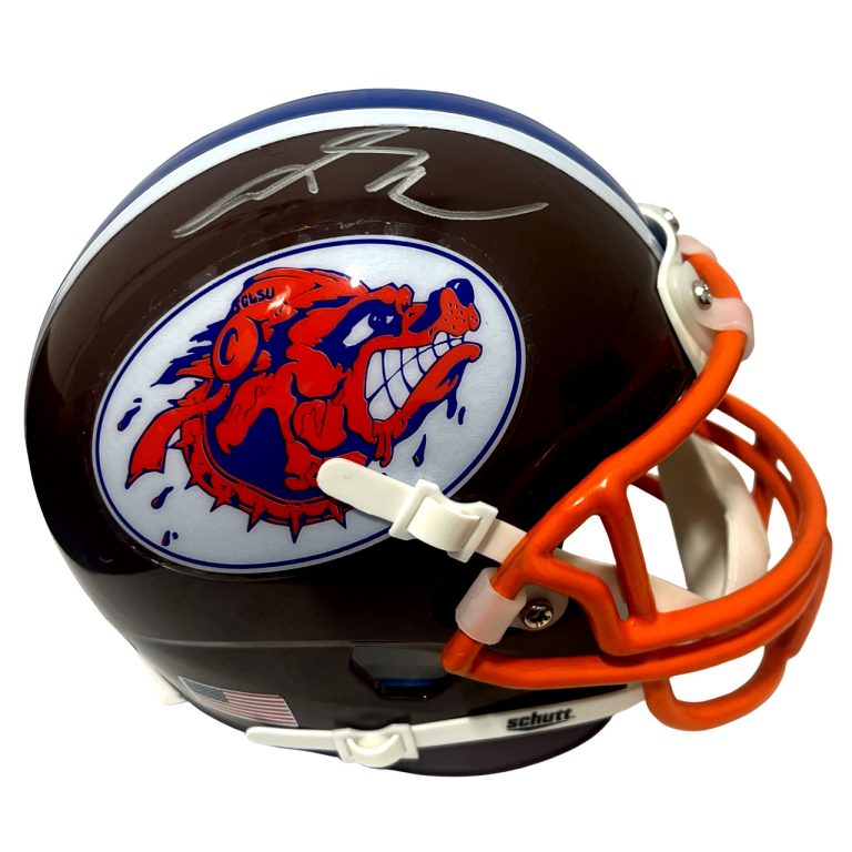 Adam Sandler Signed Autographed Waterboy Mud Dogs Mini Helmet JSA COA