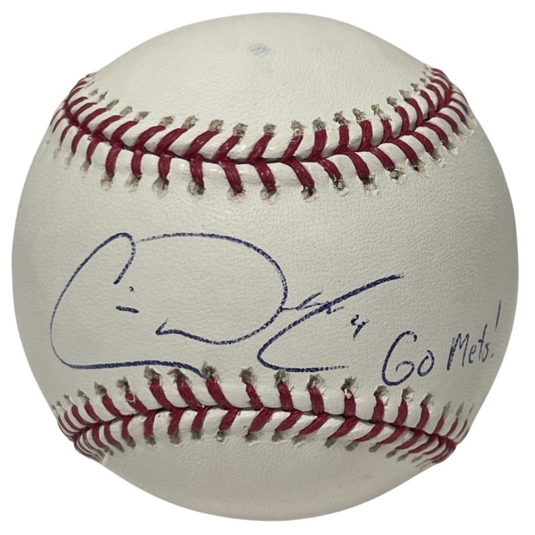Chris Woodward Signed Autographed ROMLB Baseball w/ Go Mets! Inscription JSA COA