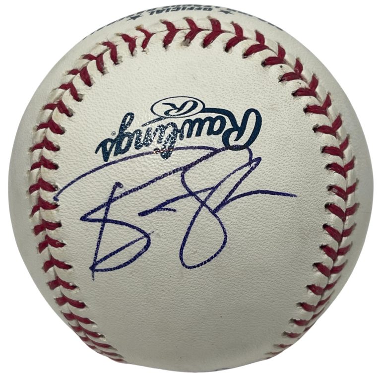 Ben Sheets & Ruben Gotay Dual Signed Autographed ROMLB Baseball LSCM COA