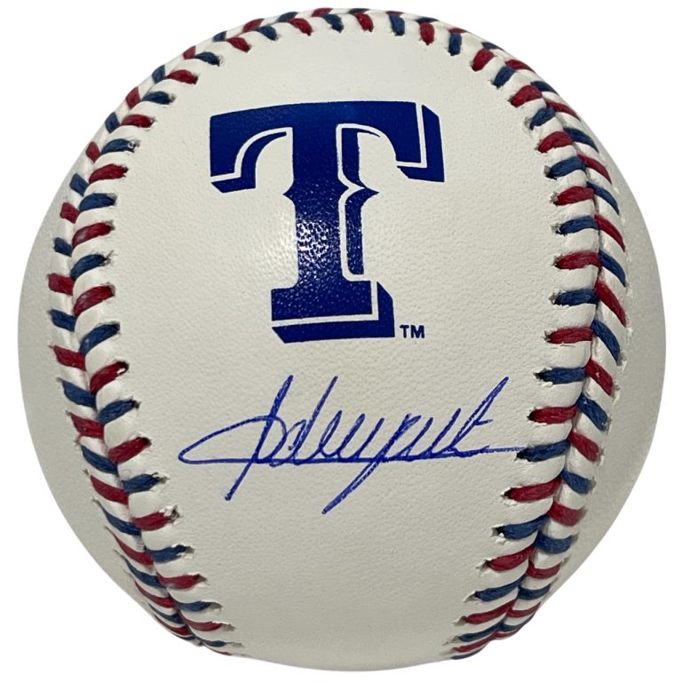Adrian Beltre Signed Texas Rangers Logo ROMLB Baseball Beckett WITNESS BAS COA