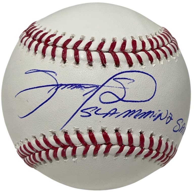 Sammy Sosa Signed ROMLB Baseball w/ Slammin Sammy Insc Beckett Witness BAS COA