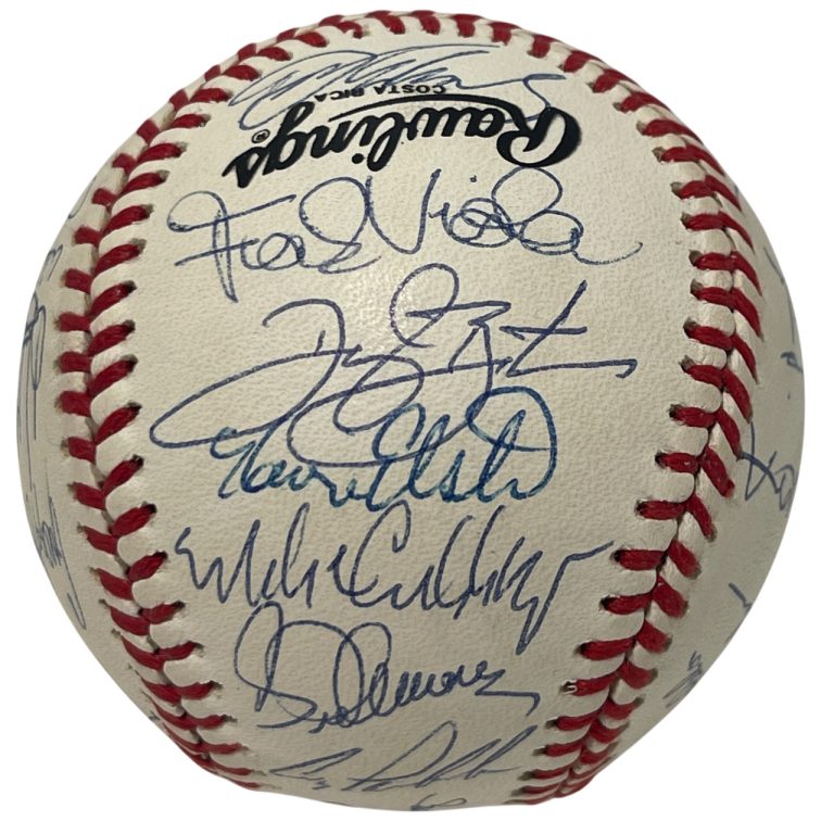 1991 New York Mets Team Signed Autograph ONL National League Baseball JSA LOA B