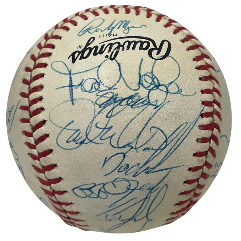 1989 New York Mets Team Signed Autograph ONL National League Baseball JSA LOA A